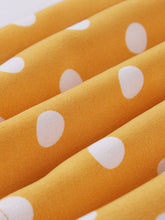 Load image into Gallery viewer, Yellow Polka Dot Sleeveless Vintage Hepburn 1950S Jumpsuit