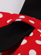 Load image into Gallery viewer, Minnie 1950s Polka Dot Bodycon Dress With Belt