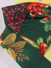 Load image into Gallery viewer, Yellow Floral Print Off the Shoulder High Waist Halter 1950 Dress