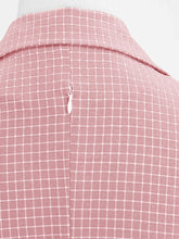 Load image into Gallery viewer, Green Plaid Turn Down Collar Short Sleeves 1950S Vintage Shirt Dress