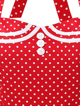 Load image into Gallery viewer, 1950S Polka Dots Halter Sailor Style Dress