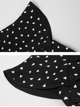 Load image into Gallery viewer, Black Polka Dots Butterfly Sleeve 1940S Vintage Dress