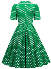 Load image into Gallery viewer, Polka Dots 1950S Vintage Shirt Swing Dress