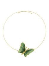 Load image into Gallery viewer, 1950S Embroidered Butterfly Choker Vintage Necklace