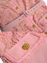 Load image into Gallery viewer, Pink Sweet Lace 1950s Vintage Bodycon Dress