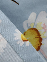 Load image into Gallery viewer, Blue Daisy Square Collar 1960S Bodycon Dress