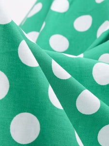 Polka Dots Peter Pan Collar 1950S Dress With Pockets
