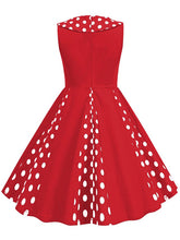 Load image into Gallery viewer, Kids Little Girls&#39; Dress Peter Pan Collar Polka Dot Cotton 1950S Vintage Dress