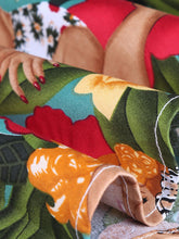Load image into Gallery viewer, Vintage Print V Neck 1950S Swing Dress