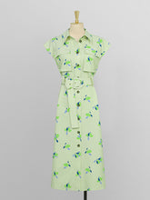 Load image into Gallery viewer, Summer Vintage Styele Fruit Print Shirt 1950S Dress With Pockets