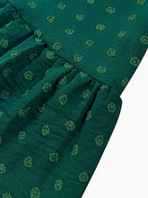 Load image into Gallery viewer, Dark Green Crew Neck Long Sleeve 1950S A Line Vintage Dress With Belt
