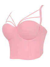 Load image into Gallery viewer, Solid Color Cut Out Corset Camisole Top