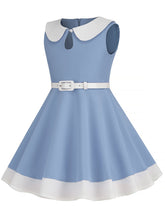 Load image into Gallery viewer, Kids Little Girls&#39; Dress Peter Pan Sleeveless Cotton 1950S Vintage Dress