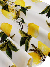 Load image into Gallery viewer, 1960S Lemon Print Swing Dress With Belt