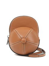Load image into Gallery viewer, 1950S Sweet Vintage Baseball Cap Crossbody Bag Calf Leather Bag