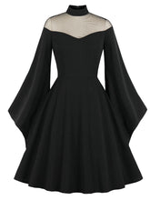 Load image into Gallery viewer, Halloween Semi-Sheer LongSleeve 1950S Vintage Dress