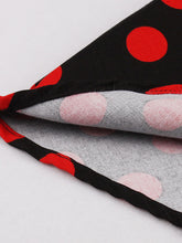 Load image into Gallery viewer, Black Ladybug Off the Shoulder High Waist Halter 1950 Dress