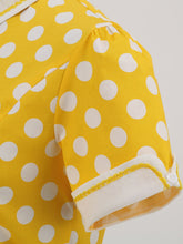 Load image into Gallery viewer, Polka Dots Peter Pan Collar 1950S Dress With Pockets