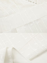 Load image into Gallery viewer, White Bud Sleeve Pearl Square Neck Chiffon 1950S Vintage Dress