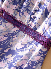 Load image into Gallery viewer, Lilac V Neck Short Sleeve Floral Print Maxi Dress Beach Vacation Outfit