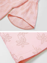 Load image into Gallery viewer, Apricot Peter Pan Collar Slit Embroidered 1940S Vintage Dress