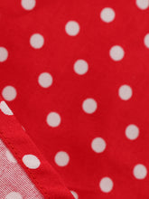 Load image into Gallery viewer, Red Polka Dots Sleeveless 1950S Vinatge Dress With Pockets