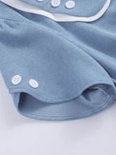 Load image into Gallery viewer, Baby Blue Corduroy Bud Short Sleeves 1950S Vinatge Dress With Pockets