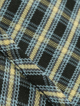 Load image into Gallery viewer, 1950S Green Turn Down Collar Plaid Long Sleeve Vintage Swing Dress