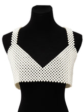 Load image into Gallery viewer, Vintage Pearl BodyChain Vest Top for Women