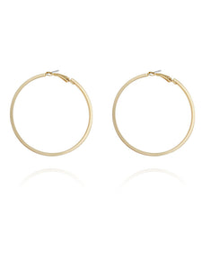 Circle Metal Hoop Fashion Earrings For Women