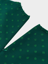 Load image into Gallery viewer, Dark Green Crew Neck Long Sleeve 1950S A Line Vintage Dress With Belt