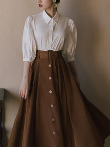 1950S Vintage Audrey Hepburn's outfit in Roman Holiday