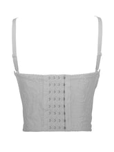 Load image into Gallery viewer, Embroidered Floral Corset Camisole Top