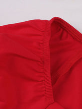 Load image into Gallery viewer, Red Sweet Heart Collar 1950S Swing Vintage Dress