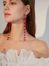 Load image into Gallery viewer, Vintage Plastic Pearl Party Long Earrings For Women
