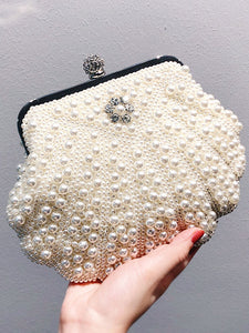 1950S Sweet Pearl Vintage Handbag