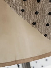 Load image into Gallery viewer, Black Off Shoulder Polka Dots 1950S Vintage Swing Dress