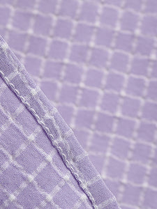 Lavender And White Plaid Vintage Halter Stellalou Same Style Easter 1950S Dress With Headband Set