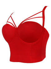 Load image into Gallery viewer, Solid Color Cut Out Corset Camisole Top
