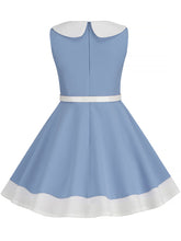 Load image into Gallery viewer, Kids Little Girls&#39; Dress Peter Pan Sleeveless Cotton 1950S Vintage Dress
