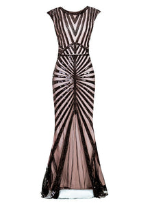 1920S Sequin Gatsby Maxi Dress