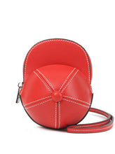 Load image into Gallery viewer, 1950S Sweet Vintage Baseball Cap Crossbody Bag Calf Leather Bag