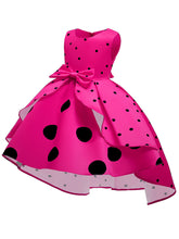 Load image into Gallery viewer, Kids Little Girls&#39; Dress Princess Polka Dots  Birthday Christening Dress