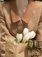 Load image into Gallery viewer, 2PS Brown Houndstooth Tweed Coat With Swing Skirt 1950S Vintage Audrey Hepburn&#39;s Style Outfits