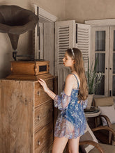 Load image into Gallery viewer, Sweet Lace Cold Shoulder Ruffles Swimsuit With Butterfly Vintage One Piece Swimwear