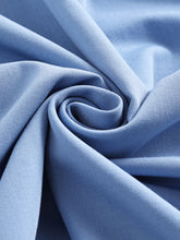 Load image into Gallery viewer, Blue Square Collar 1950S Swing Vintage Dress