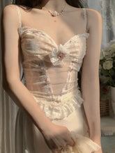 Load image into Gallery viewer, Lace Ruffles Corset