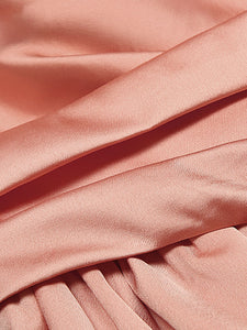 Pink V Neck Audrey Hepburn Style 50S Party Dress