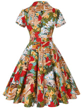 Load image into Gallery viewer, 1960S Lemon Print Swing Dress With Belt