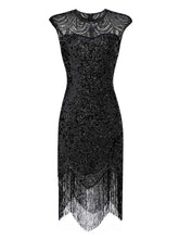 Load image into Gallery viewer, 1920S Fringed Sequin Gatsby Flapper Dress